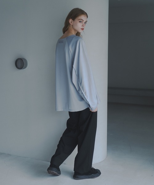 CUT OFF OVERSIZED LONG T-SHIRT - カットオフオーバーサイズ