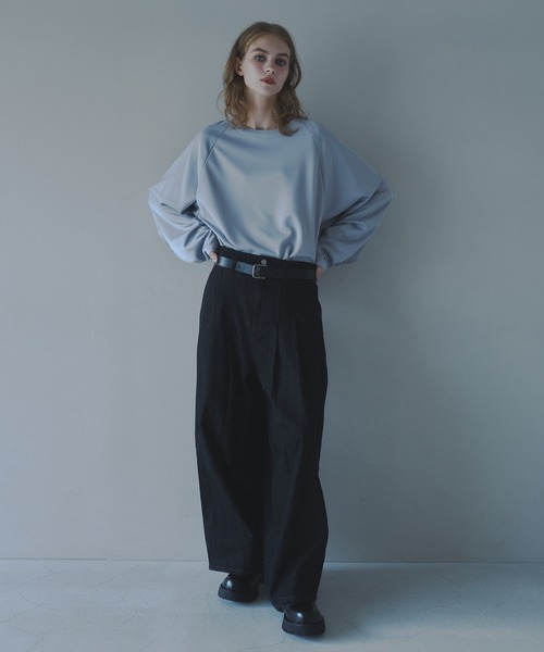 CUT OFF OVERSIZED LONG T-SHIRT - カットオフオーバーサイズ