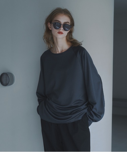 CUT OFF OVERSIZED LONG T-SHIRT - カットオフオーバーサイズロングTシャツ（Tシャツ/カットソー）｜DOOPZ（ドープス）