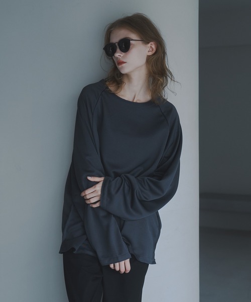 CUT OFF OVERSIZED LONG T-SHIRT - カットオフオーバーサイズロングTシャツ（Tシャツ/カットソー）｜DOOPZ（ドープス）