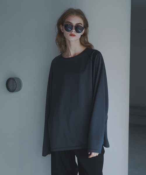 CUT OFF OVERSIZED LONG T-SHIRT - カットオフオーバーサイズ