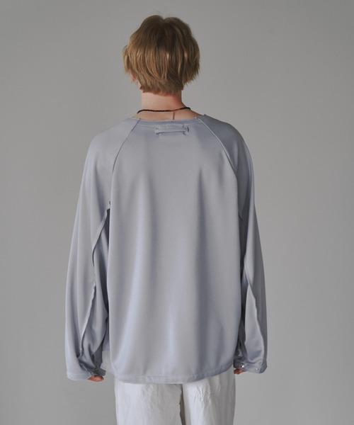 CUT OFF OVERSIZED LONG T-SHIRT - カットオフオーバーサイズロングTシャツ（Tシャツ/カットソー）｜DOOPZ（ドープス）