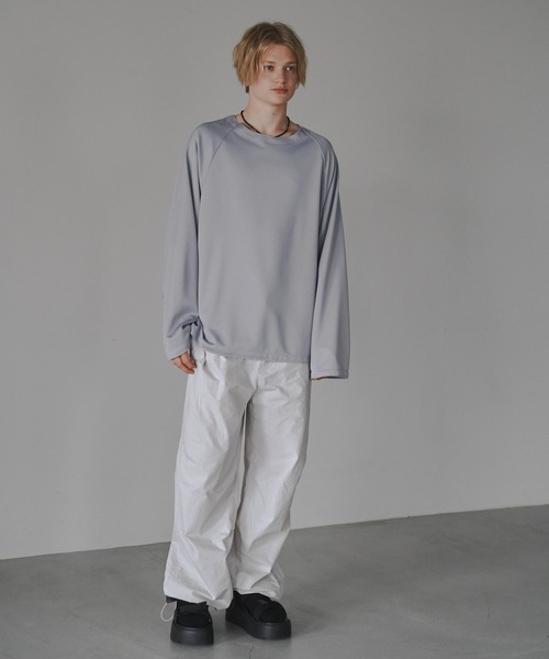 CUT OFF OVERSIZED LONG T-SHIRT - カットオフオーバーサイズロングTシャツ（Tシャツ/カットソー）｜DOOPZ（ドープス）