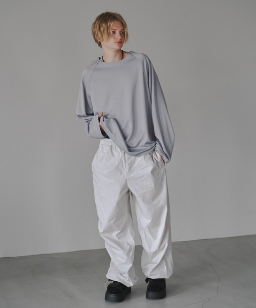 CUT OFF OVERSIZED LONG T-SHIRT - カットオフオーバーサイズロングTシャツ（Tシャツ/カットソー）｜DOOPZ（ドープス）