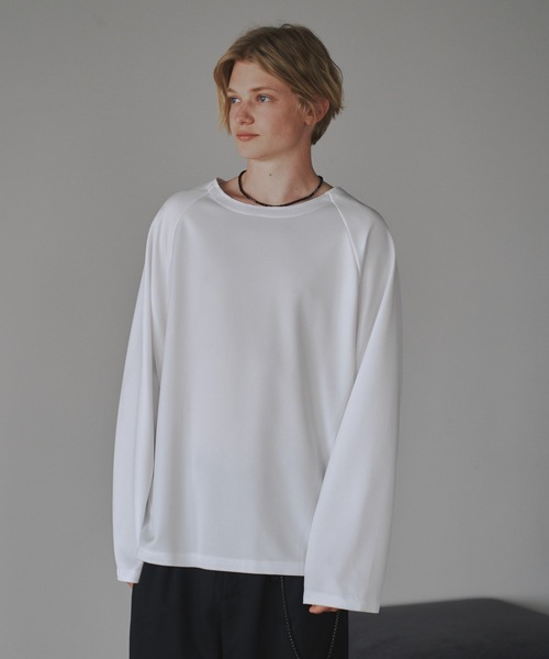 CUT OFF OVERSIZED LONG T-SHIRT - カットオフオーバーサイズロングTシャツ（Tシャツ/カットソー）｜DOOPZ（ドープス）