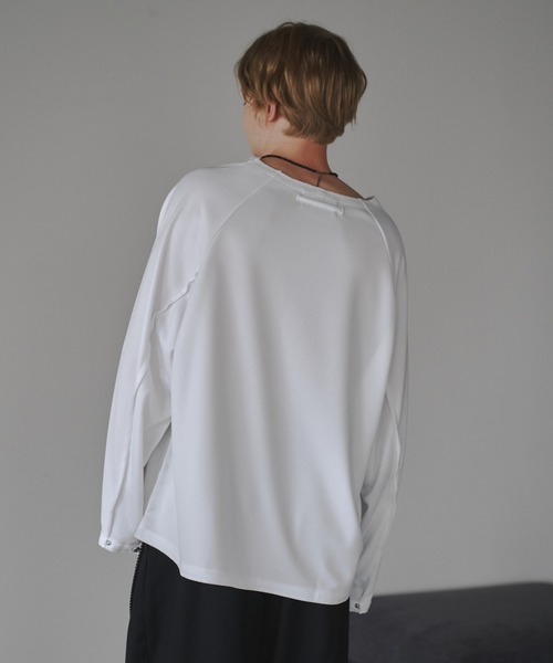 CUT OFF OVERSIZED LONG T-SHIRT - カットオフオーバーサイズロングTシャツ（Tシャツ/カットソー）｜DOOPZ（ドープス）