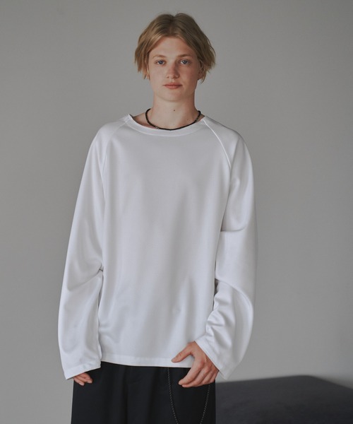 CUT OFF OVERSIZED LONG T-SHIRT - カットオフオーバーサイズロングTシャツ（Tシャツ/カットソー）｜DOOPZ（ドープス）