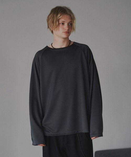 CUT OFF OVERSIZED LONG T-SHIRT - カットオフオーバーサイズロングTシャツ（Tシャツ/カットソー）｜DOOPZ（ドープス）