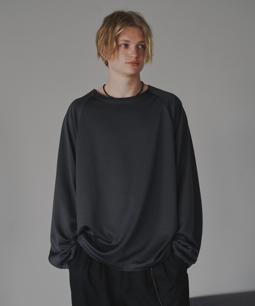 CUT OFF OVERSIZED LONG T-SHIRT - カットオフオーバーサイズロングTシャツ（Tシャツ/カットソー）｜DOOPZ（ドープス）