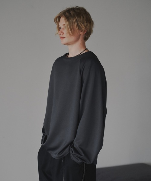 CUT OFF OVERSIZED LONG T-SHIRT - カットオフオーバーサイズロングTシャツ（Tシャツ/カットソー）｜DOOPZ（ドープス）