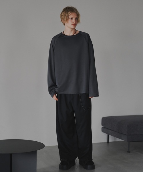 CUT OFF OVERSIZED LONG T-SHIRT - カットオフオーバーサイズロングTシャツ（Tシャツ/カットソー）｜DOOPZ（ドープス）