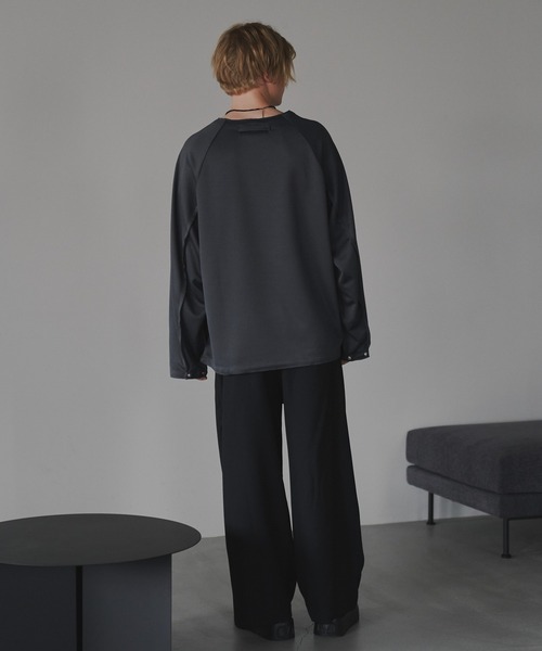 CUT OFF OVERSIZED LONG T-SHIRT - カットオフオーバーサイズロングTシャツ（Tシャツ/カットソー）｜DOOPZ（ドープス）