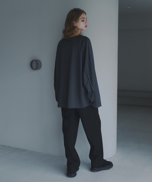 限定値下げ！カットオフカフスロンTee グレー 楽天市場】ロンT ロングTシャツ メンズ トップス 長袖 無地 丸首