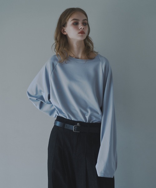 CUT OFF OVERSIZED LONG T-SHIRT - カットオフオーバーサイズロングTシャツ（Tシャツ/カットソー）｜DOOPZ（ドープス）