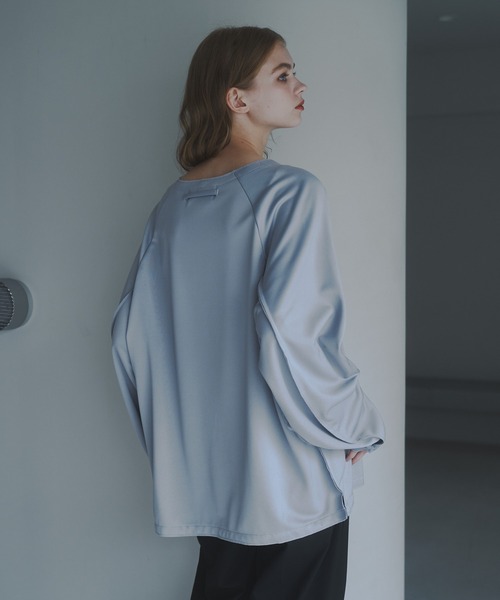 Avenue Studios グレーオーバーサイズTシャツ Tシャツ メンズ USAコットンオーバーサイズTシャツ[品番