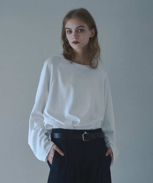 CUT OFF OVERSIZED LONG T-SHIRT - カットオフオーバーサイズロングTシャツ（Tシャツ/カットソー）｜DOOPZ（ドープス）