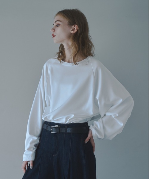 CUT OFF OVERSIZED LONG T-SHIRT - カットオフオーバーサイズロングTシャツ（Tシャツ/カットソー）｜DOOPZ（ドープス）