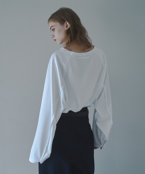 CUT OFF OVERSIZED LONG T-SHIRT - カットオフオーバーサイズロングTシャツ（Tシャツ/カットソー）｜DOOPZ（ドープス）