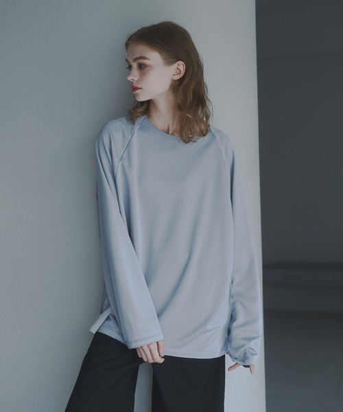 CUT OFF OVERSIZED LONG T-SHIRT - カットオフオーバーサイズロングTシャツ（Tシャツ/カットソー）｜DOOPZ（ドープス）