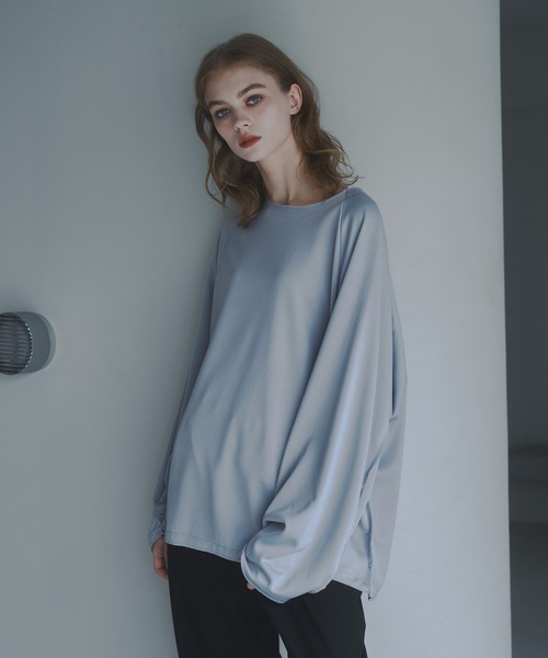 CUT OFF OVERSIZED LONG T-SHIRT - カットオフオーバーサイズロングTシャツ（Tシャツ/カットソー）｜DOOPZ（ドープス）