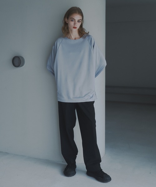 CUT OFF OVERSIZED LONG T-SHIRT - カットオフオーバーサイズロングTシャツ（Tシャツ/カットソー）｜DOOPZ（ドープス）