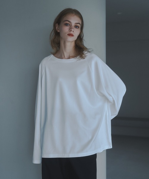 CUT OFF OVERSIZED LONG T-SHIRT - カットオフオーバーサイズロングTシャツ（Tシャツ/カットソー）｜DOOPZ（ドープス）