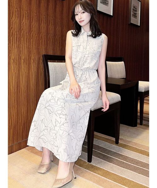 RESEXXY（リゼクシー）の「ノースリーブシャツワンピース（シャツワンピース・レディース・ホワイト/ブラック/ブルー/その他1・FREE）」の20枚目の写真