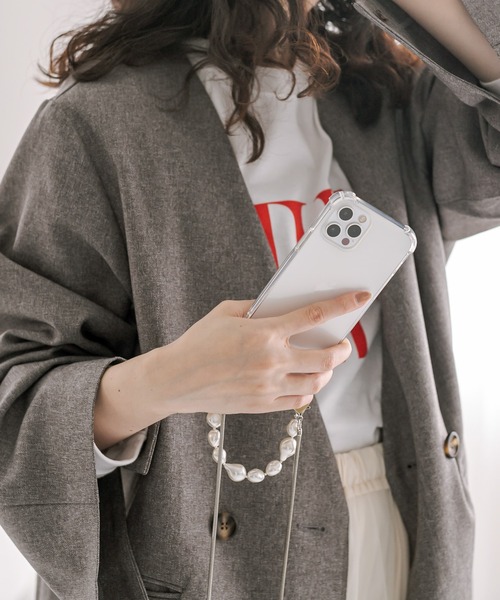mystic（ミスティック）の「Lara バロックパールスマホショルダー(iphone13pro対応)（スマホケース/カバー・レディース・クリア・ONE SIZE）」の2枚目の写真