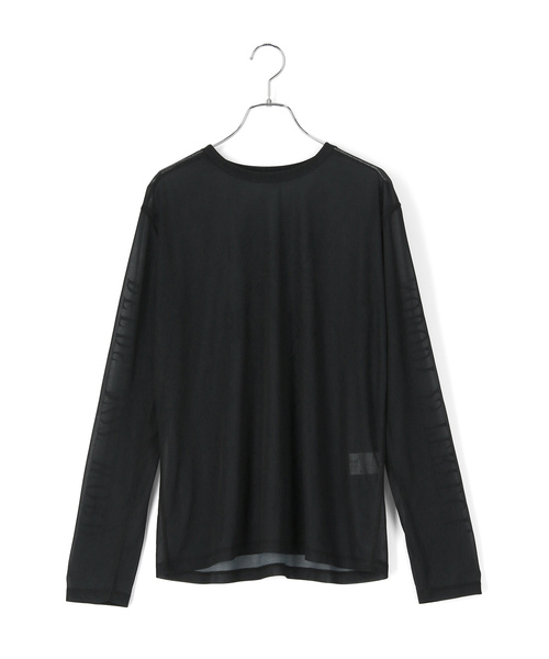 ADAM ET ROPE'（アダムエロペ）の「【WEB限定(一部店舗展開あり)】ロゴプリントシアーT（Tシャツ/カットソー・レディース・ブラック/ホワイト/イエロー・FREE）」の5枚目の写真