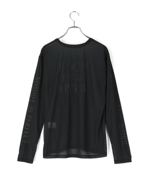 ADAM ET ROPE'（アダムエロペ）の「【WEB限定(一部店舗展開あり)】ロゴプリントシアーT（Tシャツ/カットソー・レディース・ブラック/ホワイト/イエロー・FREE）」の21枚目の写真