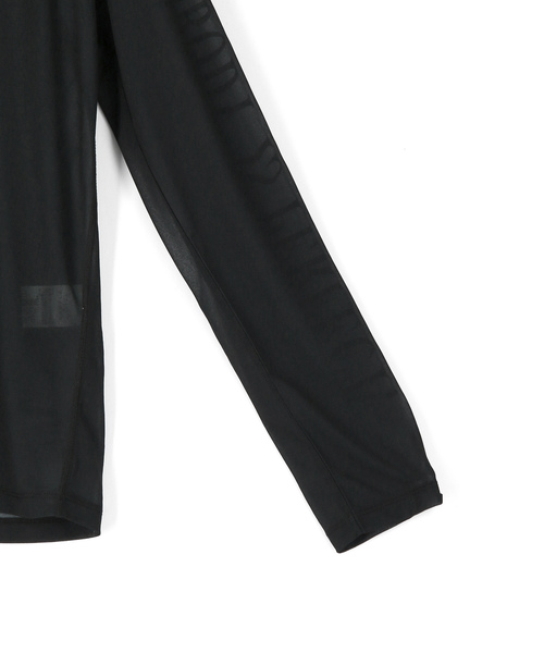 ADAM ET ROPE'（アダムエロペ）の「【WEB限定(一部店舗展開あり)】ロゴプリントシアーT（Tシャツ/カットソー・レディース・ブラック/ホワイト/イエロー・FREE）」の15枚目の写真