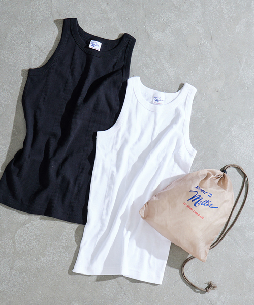 MILLER（ミラー）の「■別注【MILLER/ミラー】*JOURNAL STANDARD アメスリタンク 2Pセット（タンクトップ・レディース・A/B・FREE）」の2枚目の写真