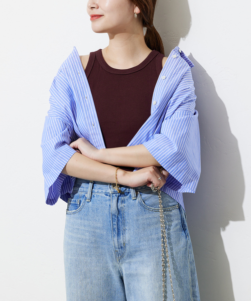 MILLER（ミラー）の「■別注【MILLER/ミラー】*JOURNAL STANDARD アメスリタンク 2Pセット（タンクトップ・レディース・A/B・FREE）」の12枚目の写真