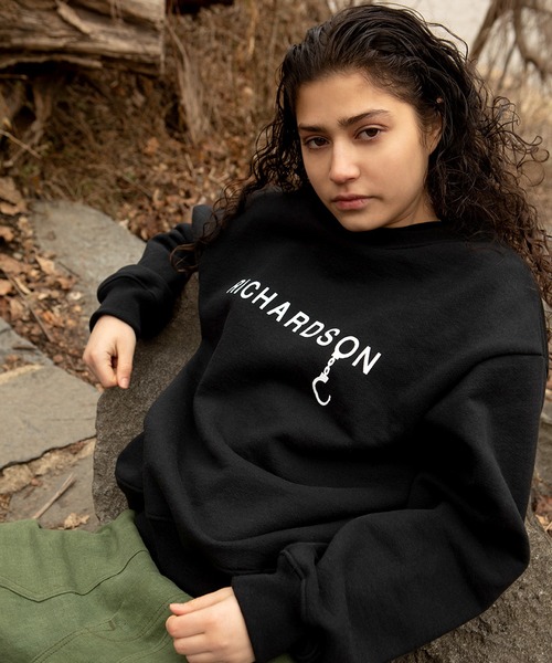 RICHARDSON（リチャードソン）の「Richardson HANDCUFF CREWNECK（スウェット・メンズ・ホワイト/ブラック・M/S/L/XL）」の2枚目の写真