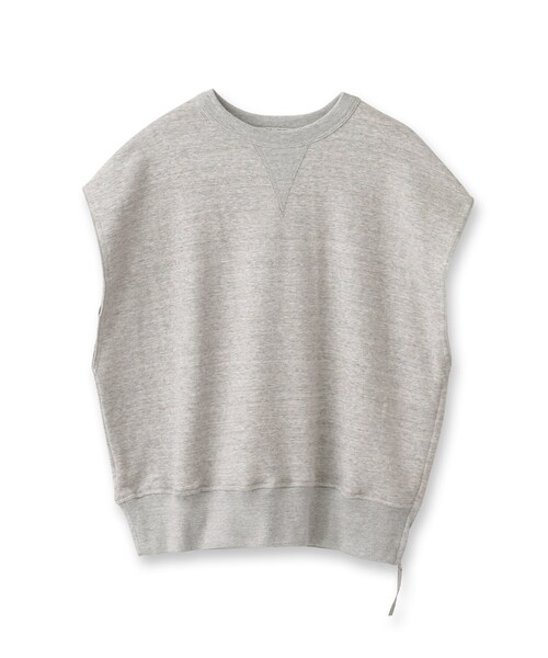 AMERICANA（アメリカーナ）の「◆Americana(アメリカーナ)ノースリーブスウェットベスト（ベスト・レディース・グレー/ブラック・00）」の2枚目の写真