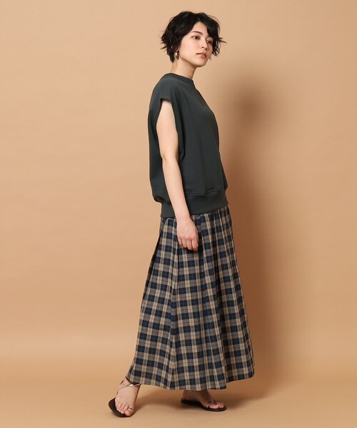 AMERICANA（アメリカーナ）の「◆Americana(アメリカーナ)ノースリーブスウェットベスト（ベスト・レディース・グレー/ブラック・00）」の5枚目の写真