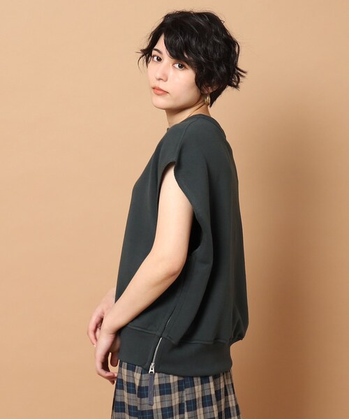 AMERICANA（アメリカーナ）の「◆Americana(アメリカーナ)ノースリーブスウェットベスト（ベスト・レディース・グレー/ブラック・00）」の15枚目の写真
