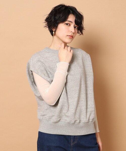 AMERICANA（アメリカーナ）の「◆Americana(アメリカーナ)ノースリーブスウェットベスト（ベスト・レディース・グレー/ブラック・00）」の20枚目の写真