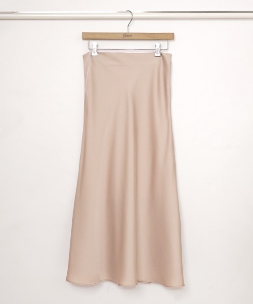 flower（フラワー）の「シルキーフレアスカート（スカート・レディース・アイボリー/ピンク・FREE）」の19枚目の写真