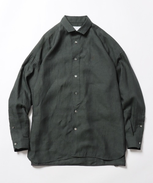 TICCA(ティッカ)の「TICCA/ティッカ リネンスクエアビッグシャツ UNI(シャツ/ブラウス・レディース・ブラック/ホワイト/ピンク/カーキ/ブルー・FREE)」の4枚目の写真