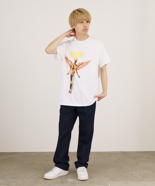 NIRVANA IN UTERO S/S TEE Lサイズ PUBLUX/NIRVANA IN UTERO ピグメントTシャツ【限定展開