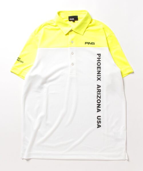 PING（ピン）の「【PING APPAREL】持続冷感 バイカラー 半袖ポロシャツ