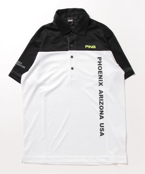 PING（ピン）の「【PING APPAREL】持続冷感 バイカラー 半袖ポロシャツ