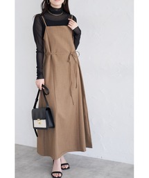 【ZOZO限定】ウエストリボンキャミワンピース