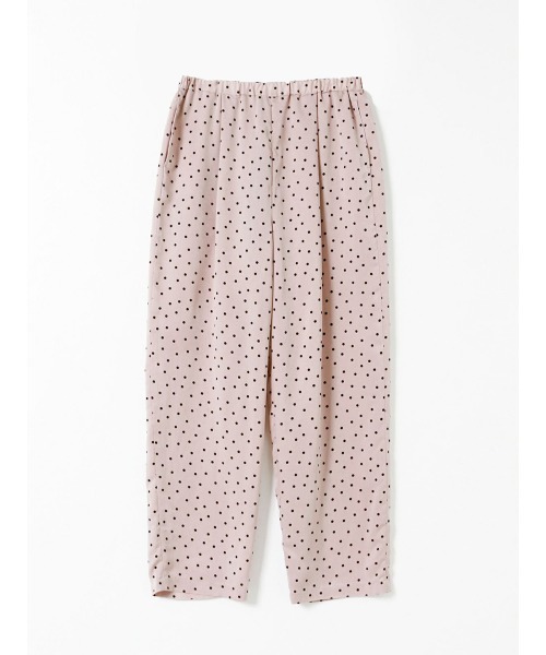 mizuiroind(ミズイロインド)の「mizuiro ind ドットワイドスラックス(スラックス・レディース・ブラック/グレー/ベージュ・2)」の1枚目の写真