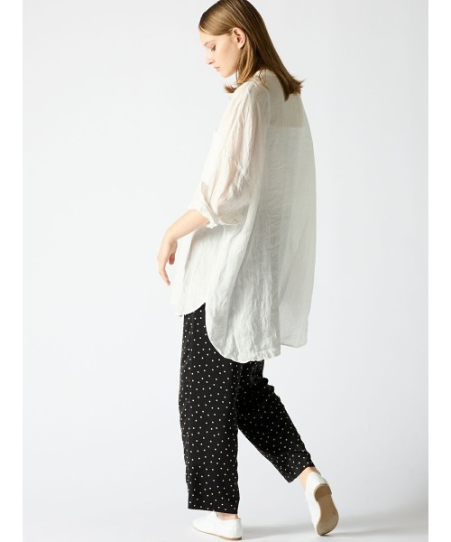 mizuiroind(ミズイロインド)の「mizuiro ind ドットワイドスラックス(スラックス・レディース・ブラック/グレー/ベージュ・2)」の16枚目の写真