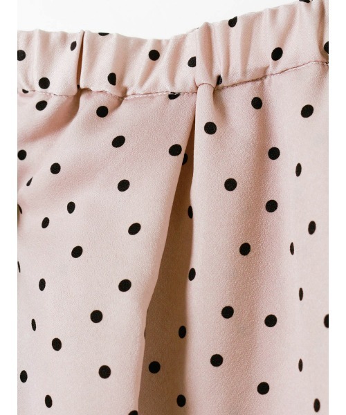 mizuiroind(ミズイロインド)の「mizuiro ind ドットワイドスラックス(スラックス・レディース・ブラック/グレー/ベージュ・2)」の19枚目の写真