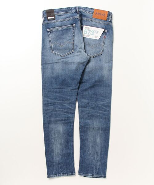 REPLAY(リプレイ)の「WILLBI 10.5 OZ DARK INDIGO STRETCH DENIM(デニムパンツ・メンズ・ブルー系その他/ブルー・31inch/29inch/30inch/32inch/33inch)」の4枚目の写真