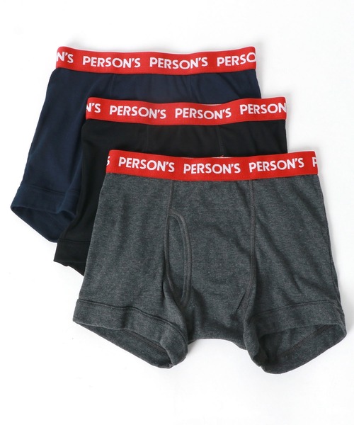 PERSON'S(パーソンズ)の「PERSON’S/パーソンズ 3枚組セット 無地 ボクサーパンツ 3P SET 大きいサイズ(3L,4L,5L,6L)(ボクサーパンツ・メンズ・その他・6L/4L/5L/3L)」の1枚目の写真