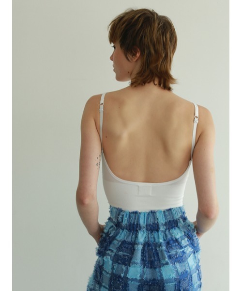 AMAIL（アマイル）の「Icon pastel cami（キャミソール・レディース・ブルー/ホワイト/ブラック・FREE）」の9枚目の写真